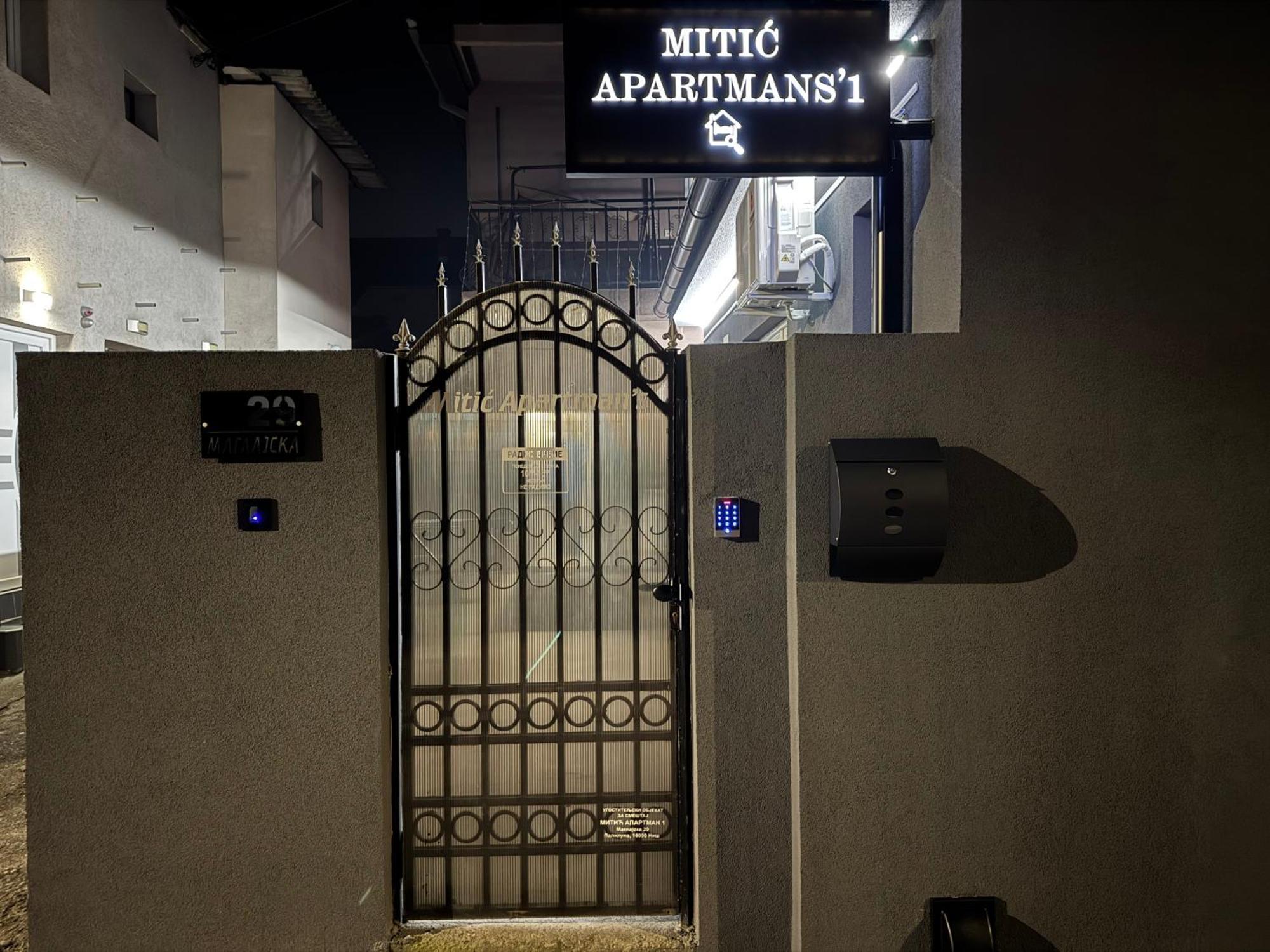 Mitic Apartmani 1 Ni Kültér fotó